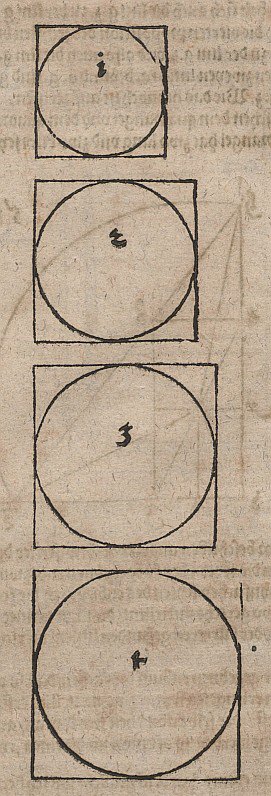 Evenredige vergroting van een kanonskogel door Albrecht Dürer